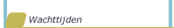 Wachttijden
